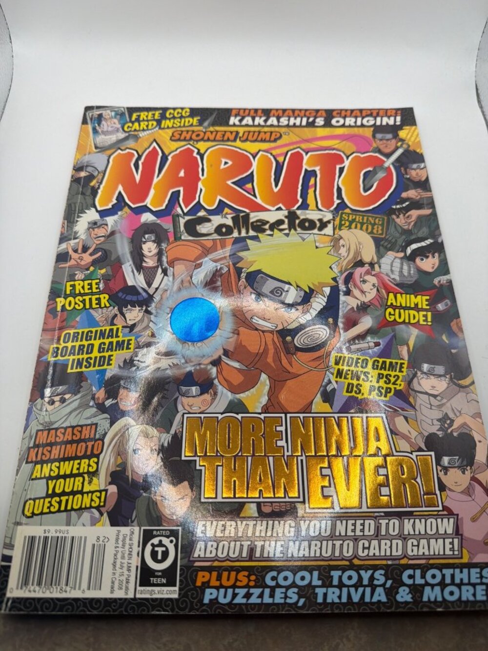 Naruto Collector Magazine Spring 2008 Edition Shonen Jump Exclusive